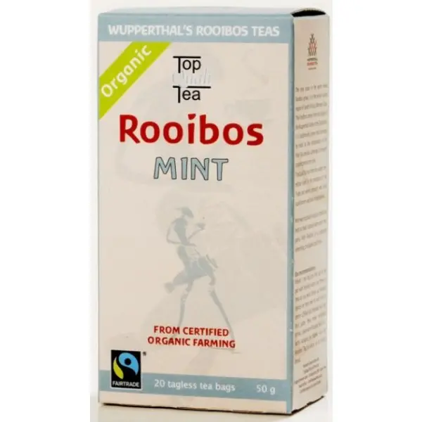 TopQualiTea Rooibos Mint 50g 20 Tea Bags 1 TopQualiTea Rooibos Mint 50g 20 Tea Bags