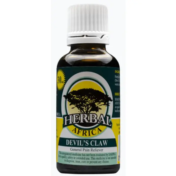 Herbal Africa Devil’s Claw Tincture 30ml – Harpagophytum Procumbens Herbal Extract 1 Herbal Africa Devil’s Claw Tincture 30ml – Harpagophytum Procumbens Herbal Extract