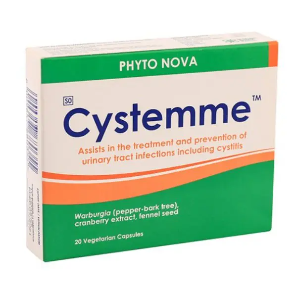 Phyto Nova Cystemme 20 Capsules – Natural Urinary Tract Support for Bladder Health and Holistic Wellness 1 Phyto Nova Cystemme 20 Capsules – Natural Urinary Tract Support for Bladder Health and Holistic Wellness