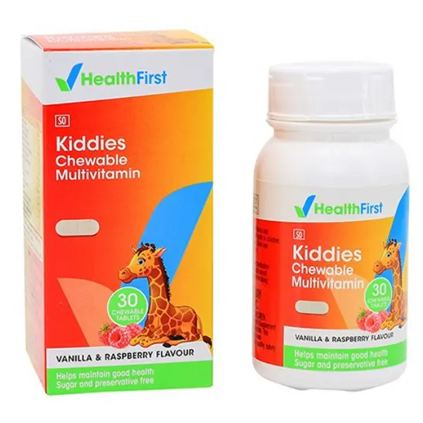 HealthFirst Kiddies Chewable Multivitamin 30 Tablets 1 HealthFirst Kiddies Chewable Multivitamin 30 Tablets