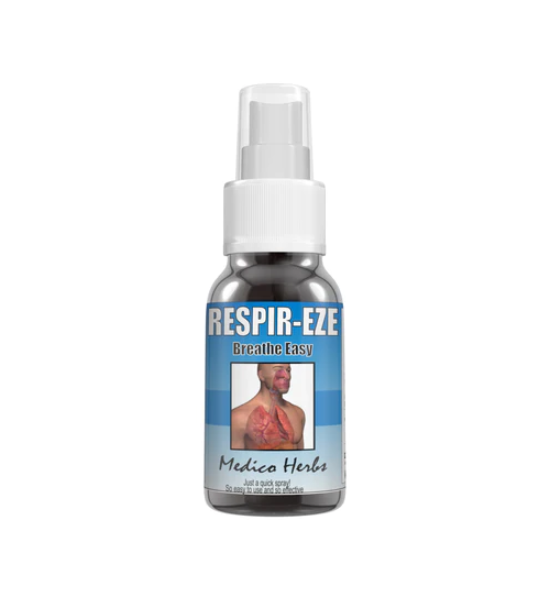 Medico Herbs Respir-Eze Breathe easy relief from asthma Spray 50ml 1 Medico Herbs Respir-Eze Breathe easy relief from asthma Spray 50ml